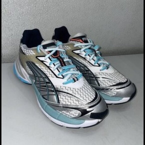 Puma Men’s Velophasis Phased Sneakers – White Porcelain – Size 7.5 - Picture 1 of 1
